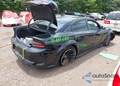 2023 Dodge Charger Scat Pack из США, поврежденный, VIN 2C3CDXGJ0PH508830